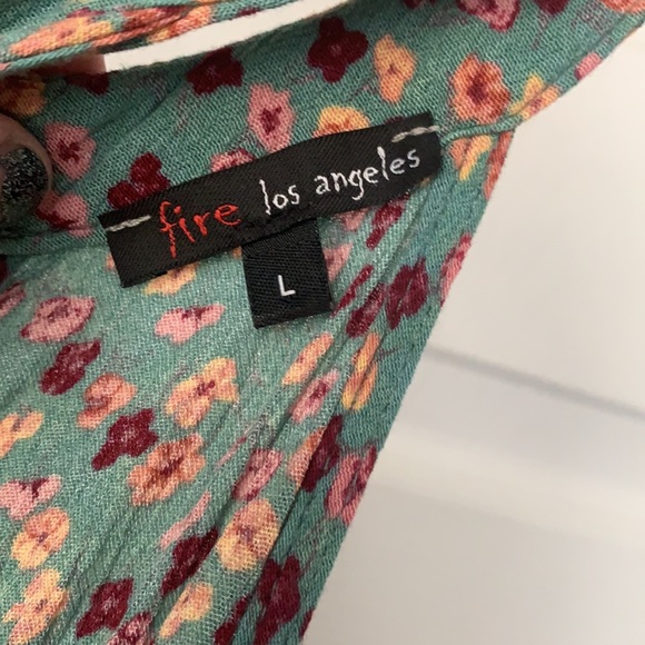 Floral romper WITH POCKETS - Picture 4 of 4